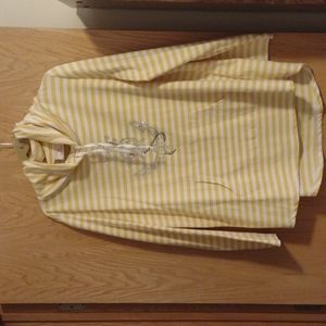 Quacker Factory Striped Knit Pullover